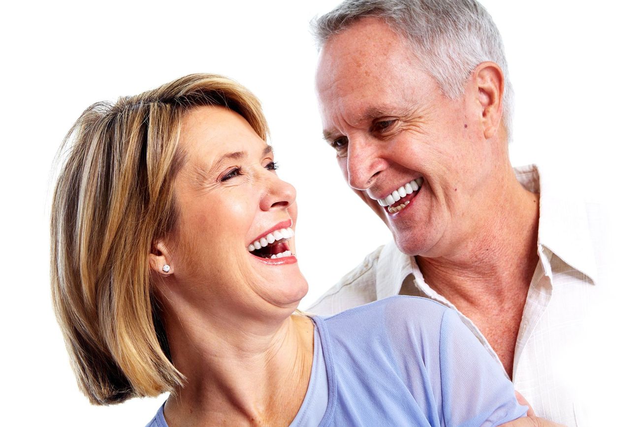 Casal sorrindo